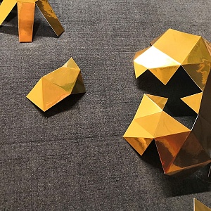 полигональные фигуры из картона